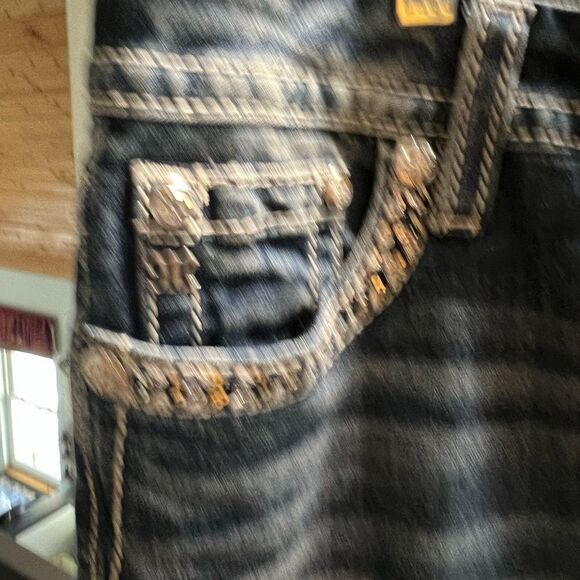 EUC Miss Me Skinny Blue Jeans Size 26 #BTBJ#2 - Picture 11 of 15